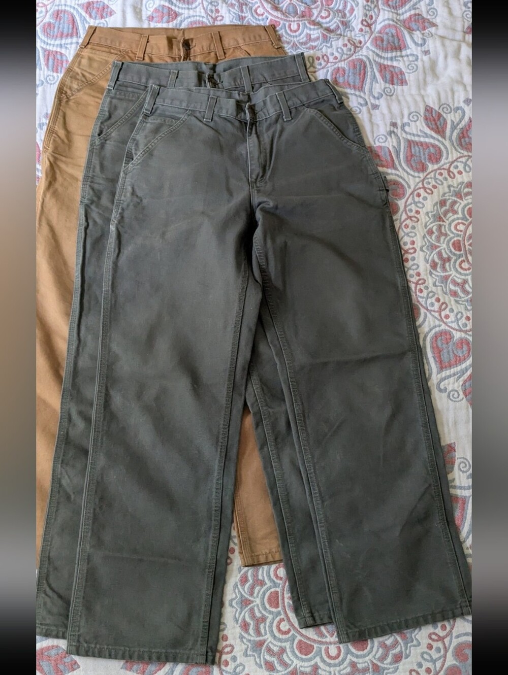 Classic Carhartt Duck Dungarees Lot of 3 Pants 31x32 B11 - Picture 4 of 10
